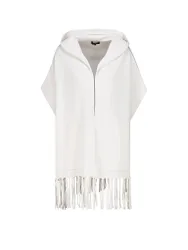 Monari Cape - Poncho blanc 46
