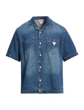 Camisa vaquera Hombre Azul marino L,S Hombre