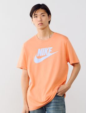 Tee Shirt Icon Futura orange/bleu m