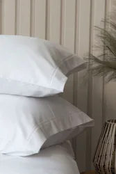 Thread Count Bamboo Pillow Cases White Housewife 2 Pack - White - Size: One Size