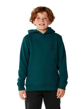 Sweat à Capuche Search Icon Blue Green 10 Années Garçon - Rip curl - FashionsVida