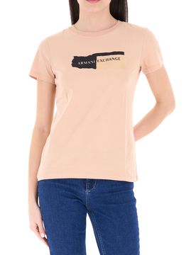 T-shirt girocollo ROSA CARNE L