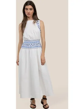 Vestido largo de bordados de mujer maria - El Ganso - FashionsVida