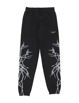 Pantalone Tuta Leggero Uomo Lateral Lightning Print Pants Black/white