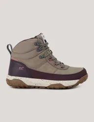 Shayford Waterproof Lace Up Walking Boots Purple Mix female