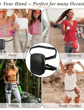 Pieza Bolsa de pierna de ciclismo de moda, bolsa de pierna sexy de ajuste ceñido, bolsa cruzada de pierna larga, bolsa de pierna deportiva multifunci - Shein - FashionsVida