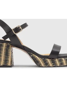 Sandalias de pala de mujer Voramar con cierre de hebilla y plantilla acolchada - Castañer - FashionsVida