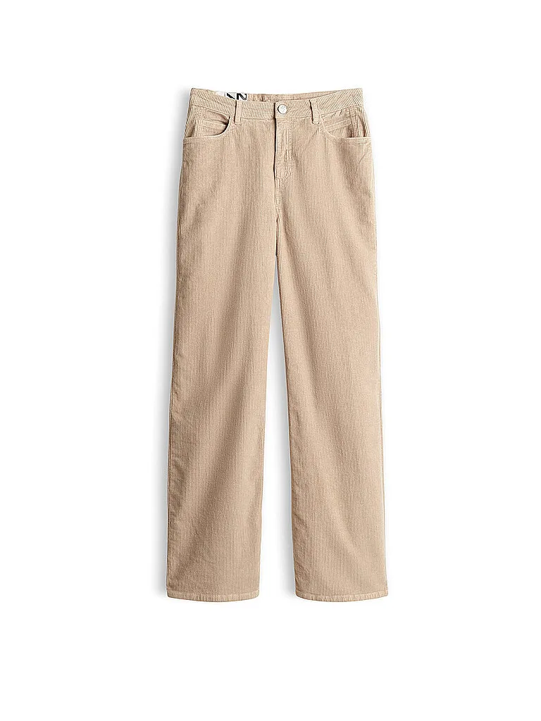 Jeans Straight Fit MIVY CORD camel 36/L31 - Opus - FashionsVida