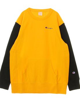 Felpa Leggera Girocollo Uomo Crewneck Sweatshirt Orange