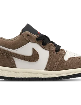 AJ1 Low Baby Shoes - Brown - Size 8.5 - Leather - Brown - Size: 8.5 - Jordan - FashionsVida