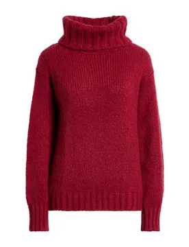 Rollkragenpullover Damen Ziegelrot 36 Damen - Moorer - FashionsVida
