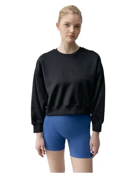 Sweat-shirt Flora Black M - Born Living Yoga - FashionsVida