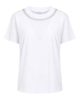 T-Shirt In Cotone Con Glitter