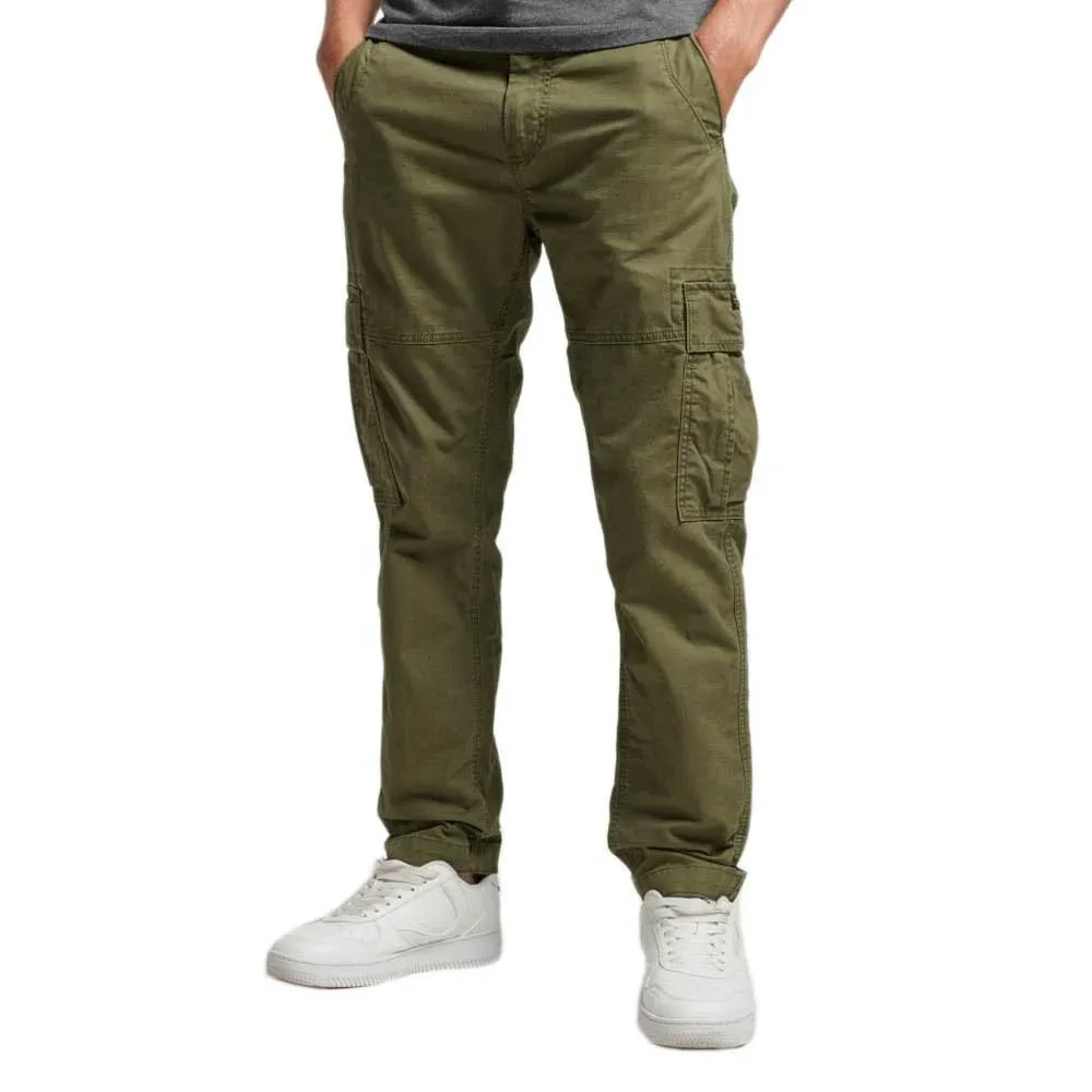 Pantaloni Cargo Core Authentic Khaki 34 - Superdry - FashionsVida