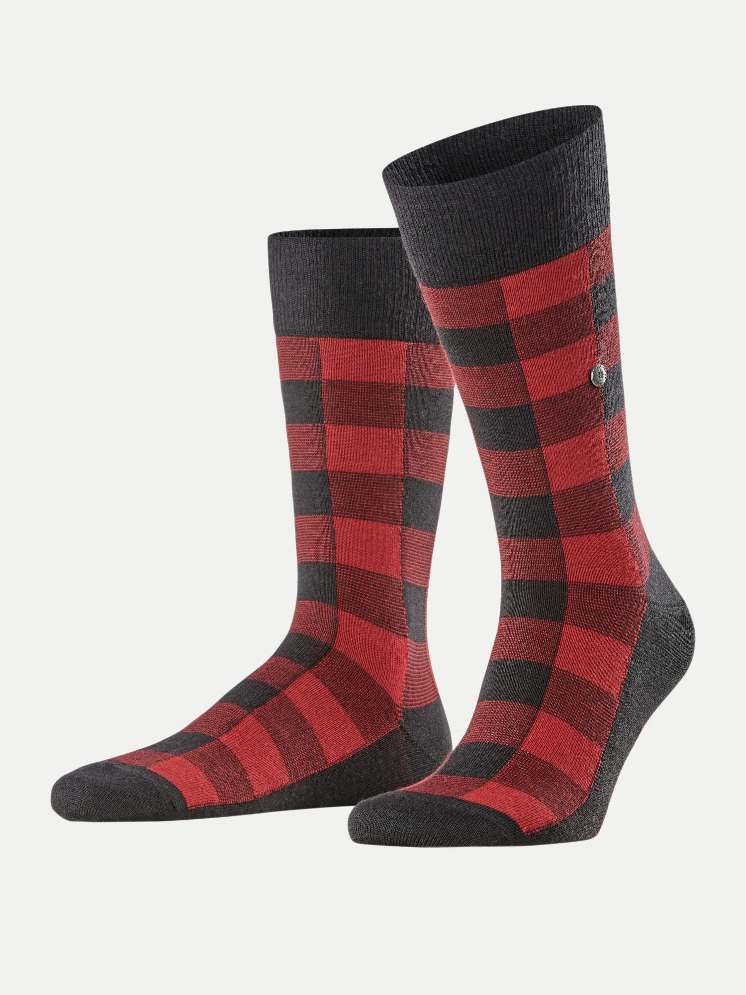 Socken Buffalo Check Rot 40-46 - Burlington - FashionsVida