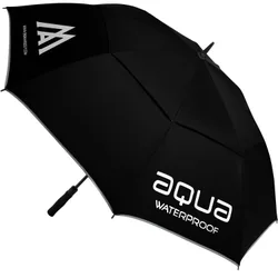 Golfschirm Aqua, schwarz/grau