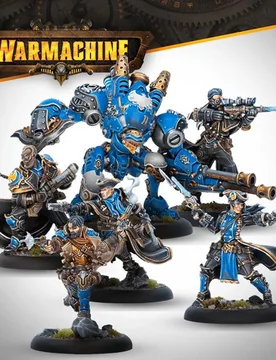 Warmachine: Cygnar Hellslingers Command Cadre (HIPS) - Steamforged Games - FashionsVida