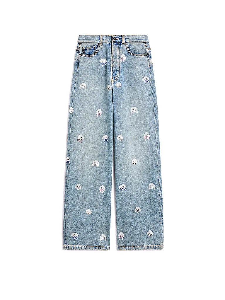 Jeans de pierna ancha azul claro 27 - Fiorucci - FashionsVida