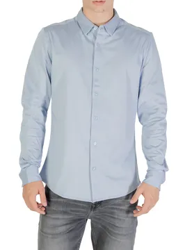 Herren Hemd Azurblau 488232