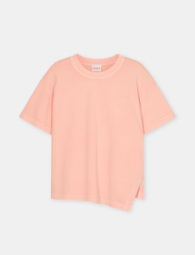 Slit t-shirt female