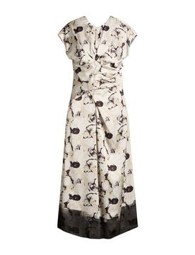 Aviù Vestido midi Mujer Marfil 36,38 Mujer