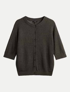 Feinstrick Cardigan Datina Grau 40