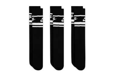 Dri-FIT Everyday Essential Socks (3 Paar) - Socken - schwarz / weiss - Unisex - Size: L