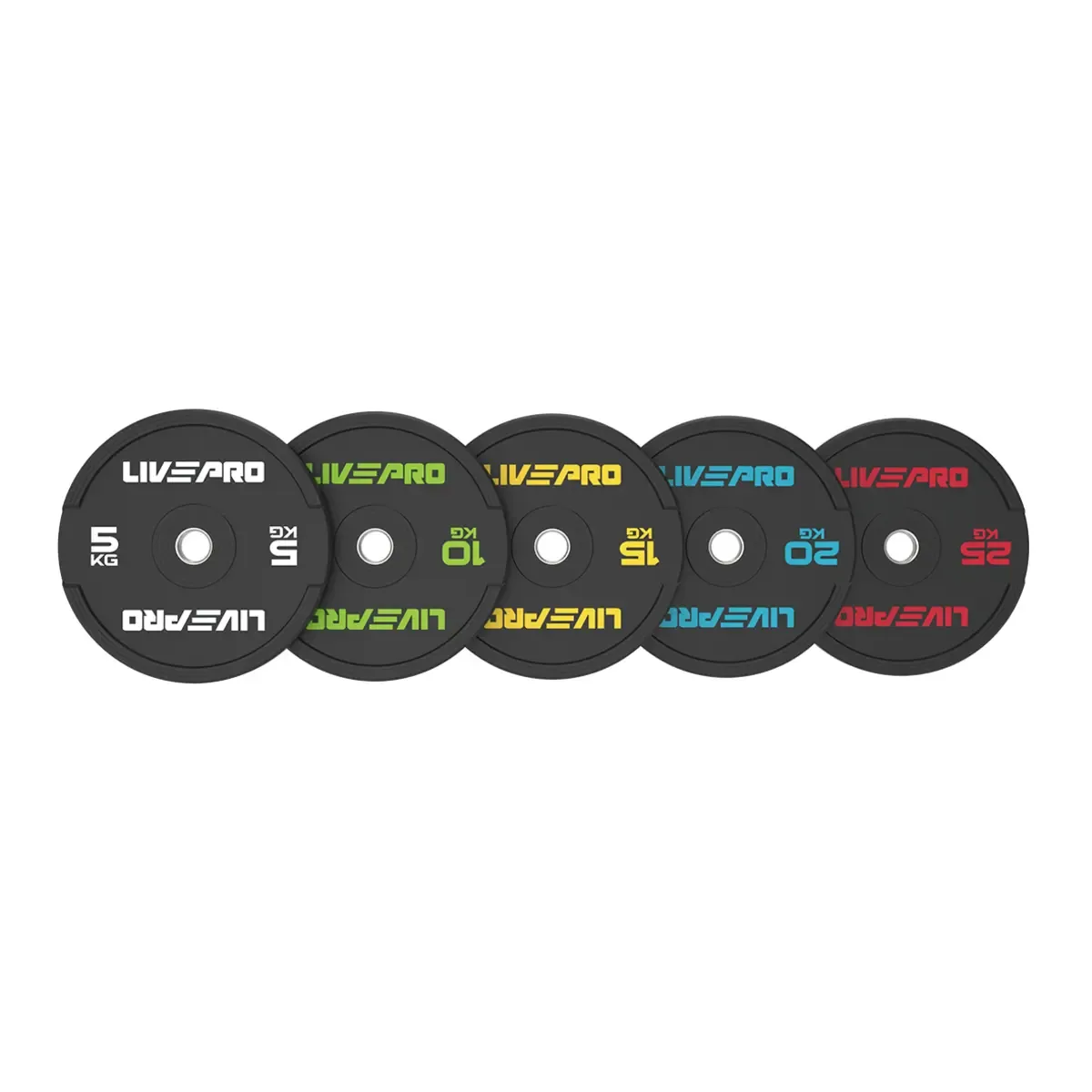 Bumper Gewichtscheibe - Noir - unisex - Size: 15 kg - Livepro - FashionsVida