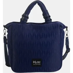 Tote de nylon con cremallera