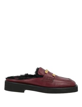 Mules & Zuecos Mujer Burdeos 37,38,39 Mujer