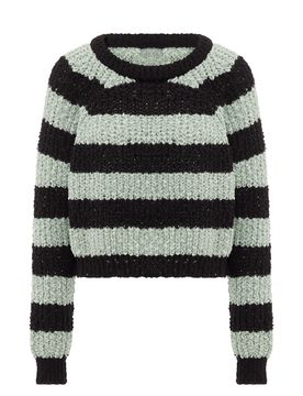 Libbi Jersey menta / negro