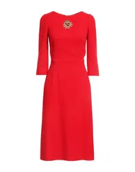 DOLCE&GABBANA Midi-Kleid Damen Rot 30 Damen