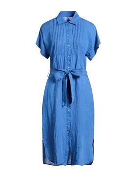 Vestido midi Mujer Azul marino 38 Mujer