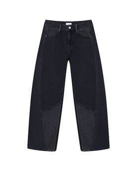 Jeans Balloon Fit negro 25/L30