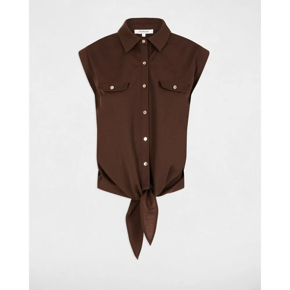 Morgan - Blusa de mujer sin mangas - Morgan - FashionsVida