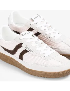 Zapatillas deportivas de mujer con logo lateral en contraste - Scalpers - FashionsVida