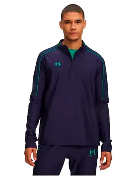 Sweat à Demi-zip Challenger Pro Midlayer Blue / Geode Green S