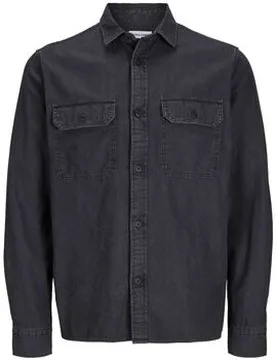Hemdbluse 12269262 Travis-Black Denim Eu M;Eu L;Eu Xl Male - Jack & jones - FashionsVida