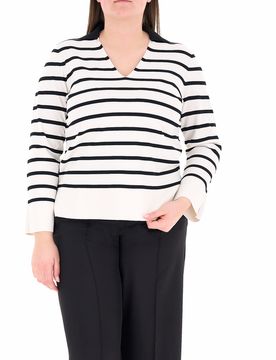 Maglia con colletto PANNA XXL