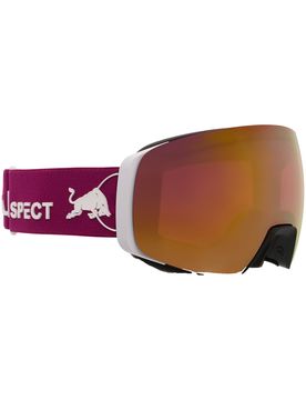 Skibrille mit Ersatzscheibe Jon White Purple Red With Purple Mirror Weiß