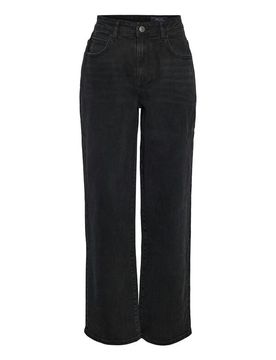 Jeans - NMJOSIE HW LOOSE JEANS AZ385BL NOOS - W27L32 bis W32L32 - für Damen - Größe W31L32 - schwarz - Frauen - female
