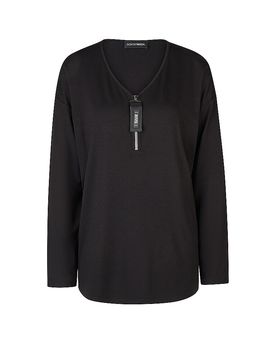 Langarmshirt negro 44