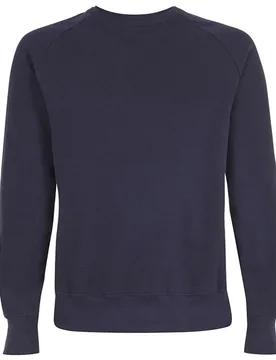 Organic Cotton Raglan Sweatshirt - Navy - Natural Collection Select - FashionsVida