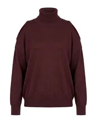Rollkragenpullover Damen Pflaume L,M Damen