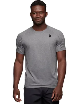 Camiseta de hombre M Lightwire Ss Tech Tee - Black Diamond - FashionsVida