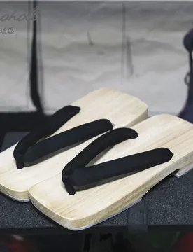 Summer Man Slippers Japanese Geta Wooden Flip Flops Male Clogs Shoes Thick Bottom Anime Samurai Cosplay Shoes - Aliexpress - FashionsVida