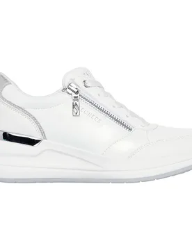 Sneaker Billion 2 High End White Duraleather / Metallic Suede EU 37 - Skechers - FashionsVida