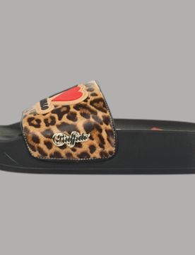 Ciabatta con Plateau Playa Love Animalier Comfort Leggero 3.5 cm