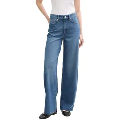 Pantalon Wide Leg Clean Mid Stone Blue Denim S