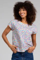 Womens Alum 95% Organic Cotton Jersey Top - - Size: 6